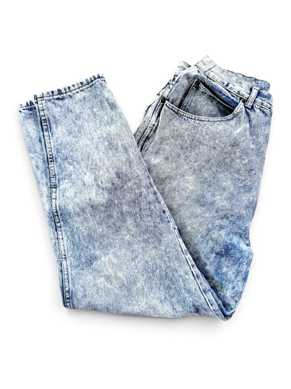 Vintage 1980s Stefano Acid Wash Mom Jeans Sz 20?